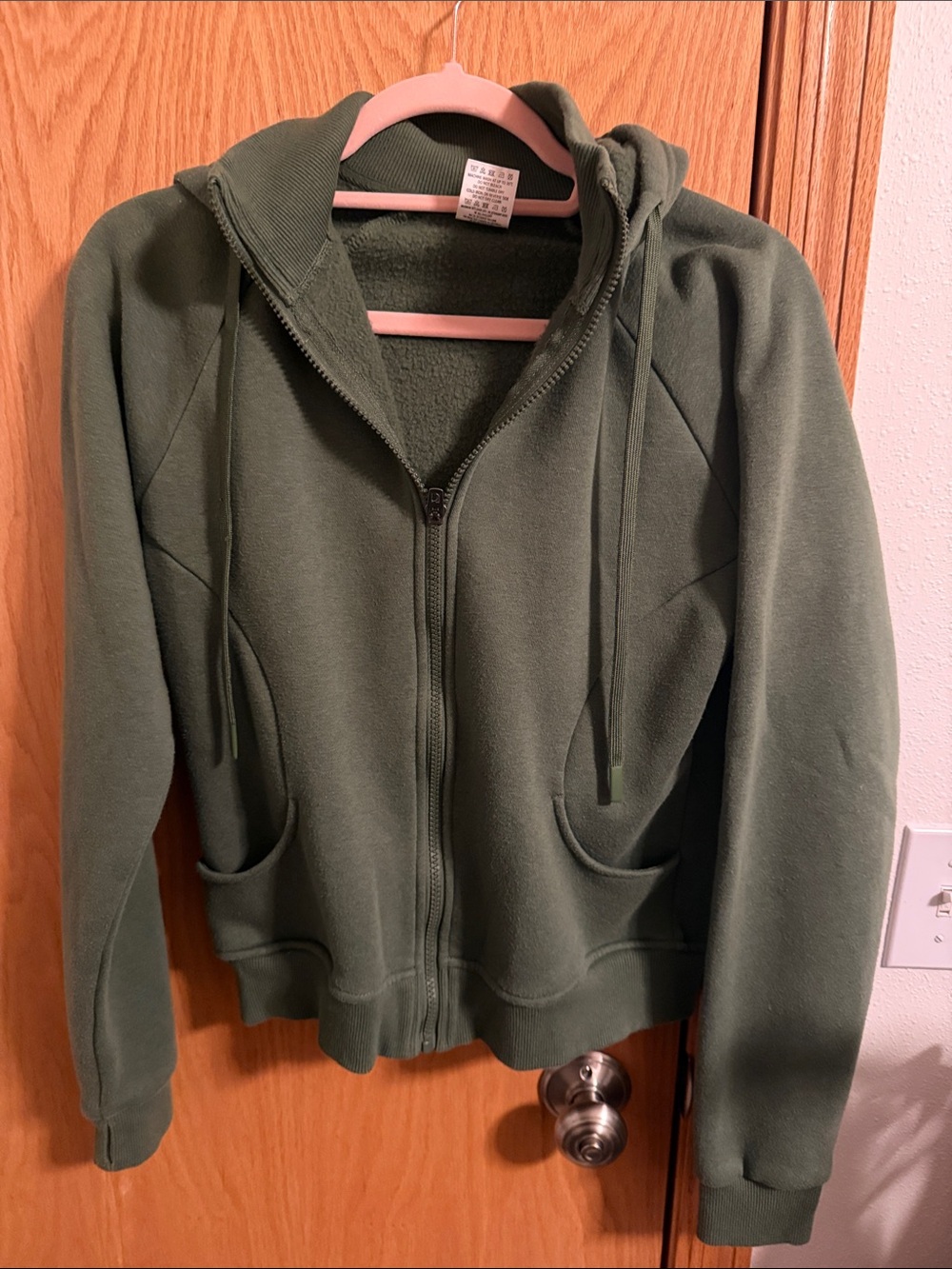 ZYIA Olive Green oh so soft Full-Zip Hoodie